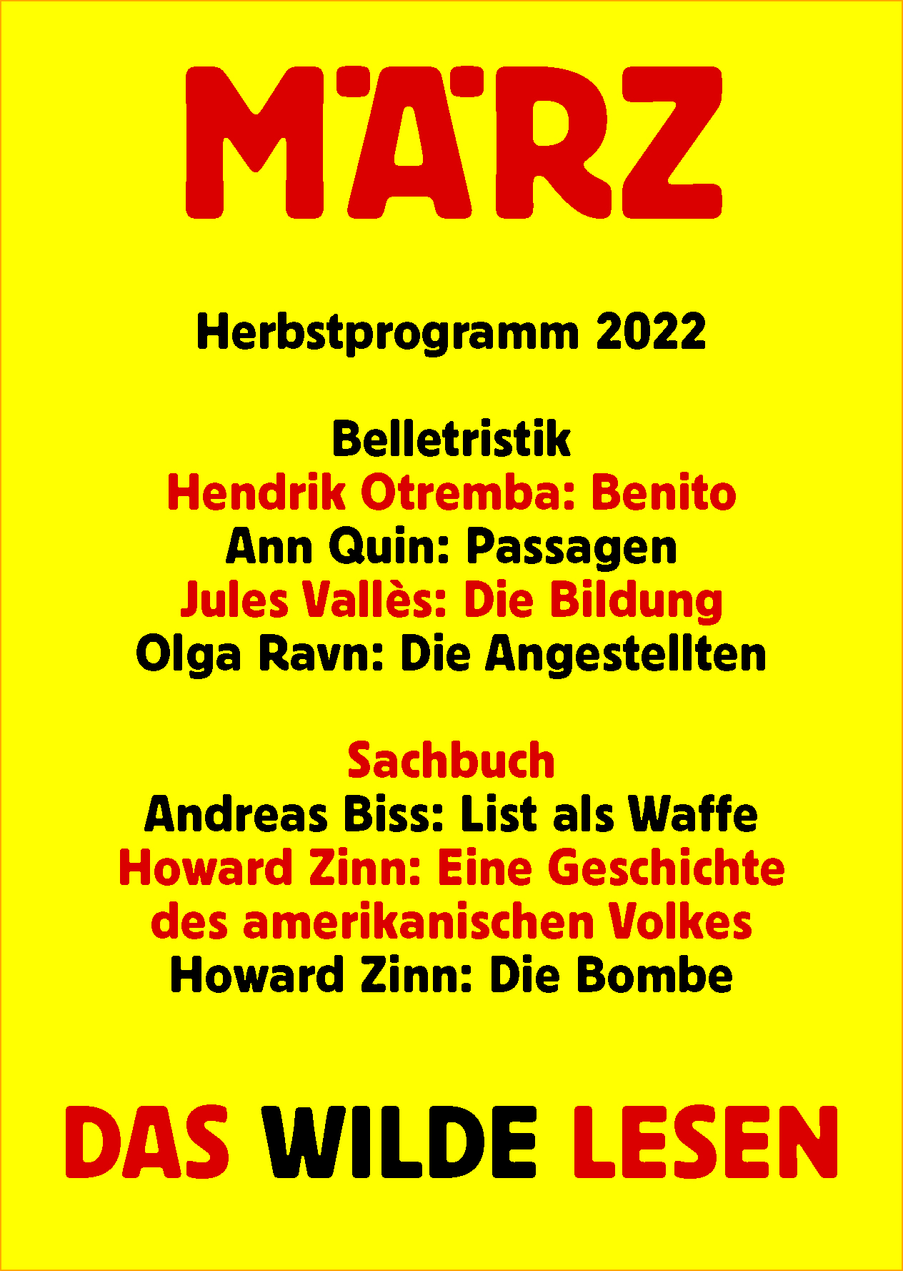 Vorschau Herbst 2022 Cover