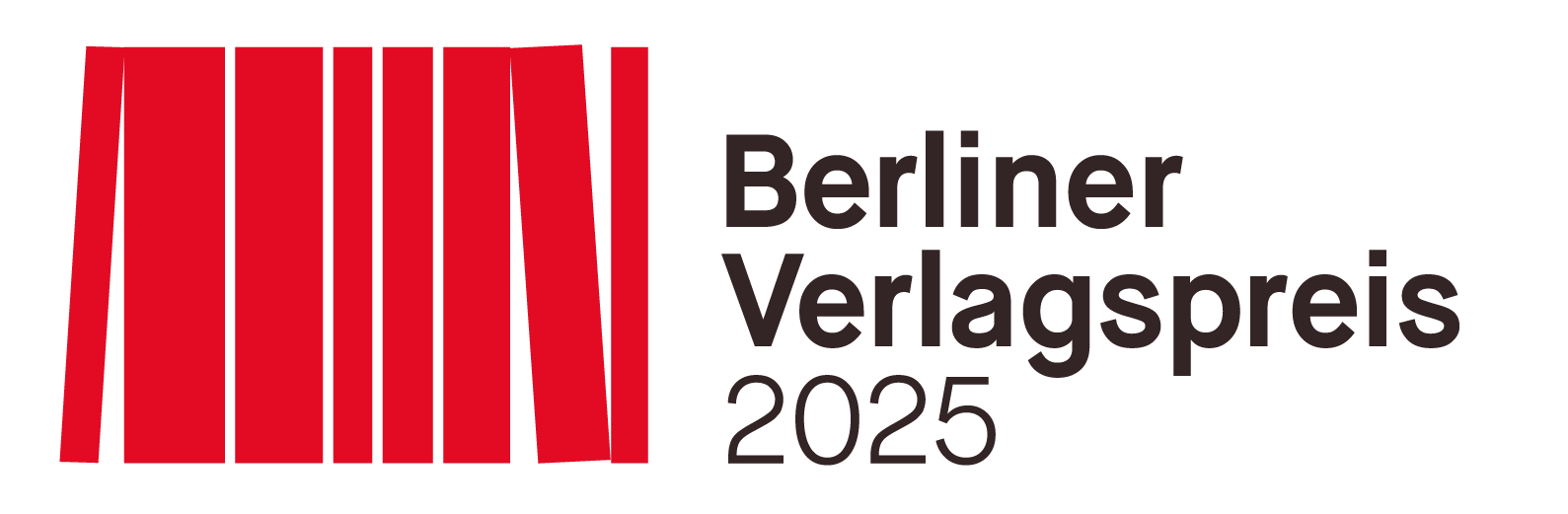 Logo Berliner Verlagspreis 2025 Logo Berliner Verlagspreis 2025